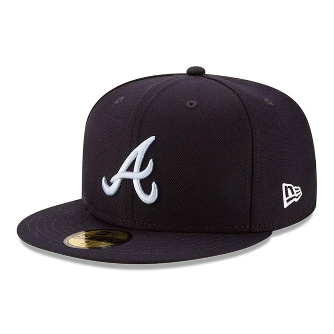 New Era Lippikset Tukkukauppa - Atlanta Braves On Field Fathers Day 59FIFTY  Lippis Laivastonsininen