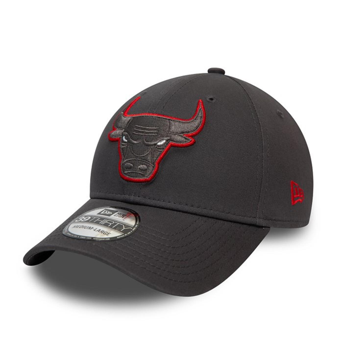 New Era Lippikset Outlet - Chicago Bulls Pop 39THIRTY Lippis Harmaat